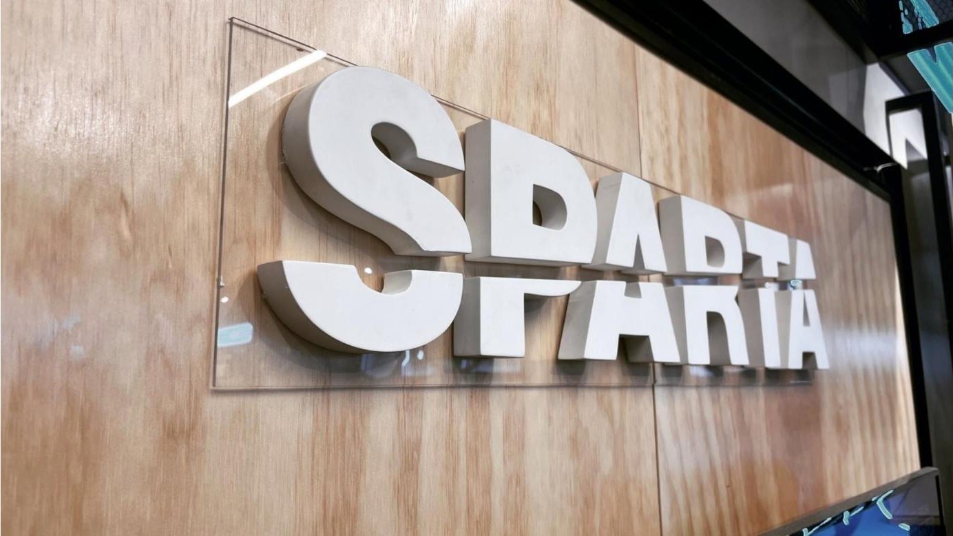Letras corpóreas Sparta, Parque Arauco
